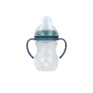 Botol straw leher lebar untuk bayi dan kanak-kanak kecil, rasa realistik, anti-kolik, tahan lama sel