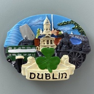 Dublin, Ireland Fridge Tourist Souvenir Refrigerator Stickers Commemorative Home Decoration
