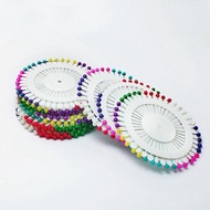 8 Colors Small Bead Needle Box Colorful Disc Bead Needle Pin Pearl Needle Fixed Needle Handmade DIY 