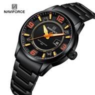 NAVIFORCE 8044 Men Top Brand Luxury Watch Stainless Steel Sport Military Army Quartz Original Clock