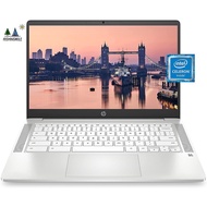 HP Chromebook 14 Laptop, Intel Celeron N4000 Processor, 4 GB RAM, 32 GB eMMC