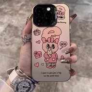 Casing iPhone 11 13 14 15 16 Pro Max Cute cartoon bunny Case For iPhone 13PM 16PM 15PM 14PM 12PM