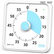 8-Inch Large Visual Timer for Kids 60-Minute Classroom Timer Magnetic | Countdown Timer with Pause K