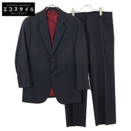 Giorgio Armani 黑色 JSGG20 條紋西裝套裝 54