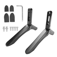 Steel TV Base for LCD Pedestal Screen Stand Home Universal Monitor Riser for 32 to 65 Inches