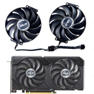 ASUS/ASUS RTX 4060 4060ti 4070s Snow Leopard DUAL EVO Graphics Card Cooling Fan