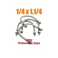 SUS 304 U-Bolt Stainless Steel U-Bolt 1/4 x 1.1/4