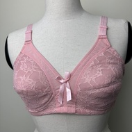 Full Cup B/C Bra #34~#50 Women Wireless Cotton Thin Soft Bra / Baju Dalam Wanita Nipis Tanpa Dawai #