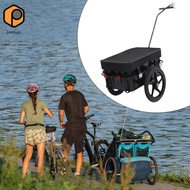 prettyia Bike Cargo Trailer Universal Convenient Grocery Cart Bicycle Cargo Carrier