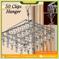 50 Clips Drying Racks Hanger Stainless Steel Clothes Hanger Clips Ipitan Hanger Sipitan Hanger