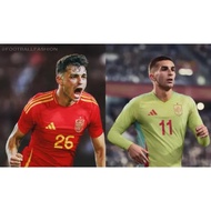 Copy UEFA EURO 2024 Spain Jersey Player Home Player Away Jersey Sepanyol Jersi Fan Home Spain