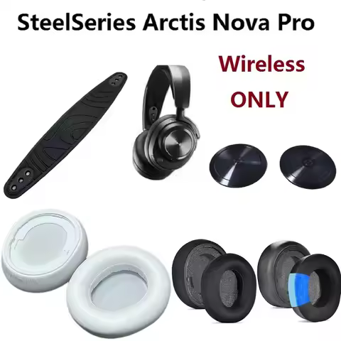 Original Ear Pads Suitable For SteelSeries Arctis Nova Pro Wireless Headphones Replacement Ear cover