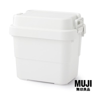 มูจิ กล่องเก็บของที่ทนทาน XS (รุ่นใหม่ ขนาด 22L) - MUJI PP Sturdy Storage Box / XS (New Ed. 22L) W39