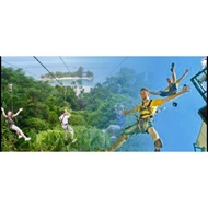 Mega Adventure Zip Climp Jump cheap ticket discount Sentosa Aquarium Universal studios Adcenture cov