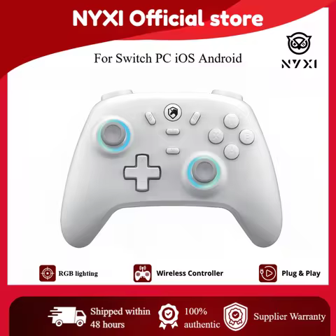 ECHTPower PC Game Controller with Hall Effect Joysticks (Zero Drift), Durable Hair Triggers & Adjust