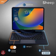 [Sheep Magic Keyboard Case] เคสMagnet พร้อมคีย์บอร์ด มาพร้อมแป้นพิมพ์ไทยและอังกฤษ แป้นพิมพ์มีไฟ เชื่อมต่อผ่านบลูธูท สำหรับiPad Pro11 Air4 Air5 มีประกัน