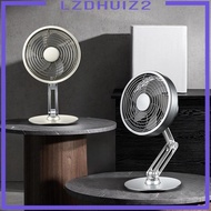 [Lzdhuiz2] USB Desk Fan Alloy Small Rotating Quiet Table Fan for Dorm Travel Desktop