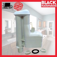 BLACK HARDWARE High Level Cistern Toilet Flush Inlet Valve-Square Set Pam Tangki Tandas Duduk tool Bathroom Accessories