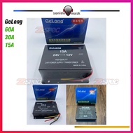 DV 24V to 12V 15A 30A 60A Car Power Supply Buck Transformer Converter Truck Bus DVD Audio Modificati