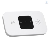 4G LTE Mobile WiFi Portable WiFi Hotspot 150Mbps MiFi with SIM Card Slot 2100mAh Battery for Europea Asia Africa Region(White)