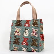 Japanese-Style Bento Bag Hand-Carrying Lunch Box Bag Bento Bag Office Workers with Rice Tote Bag Can