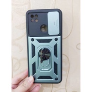 Case Robot Infinix Hot 8 9  Note 8  slide Protect Kamera + Ring