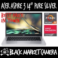 [BMC] Acer Aspire 3 Pure Silver A314-23M-R0B8 (Ryzen5 7520U/8GB DDR5/512GB SSD/14"FHD/Win11/Wifi6/18mm thick/1.4kg) Ultr