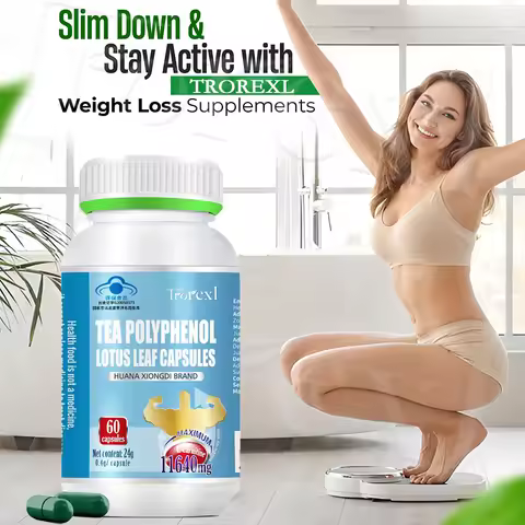 60 Capsules Tea Polyphenol Extract,Flat Belly | Flushes Toxins | Non-GMO, Gluten Free