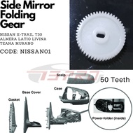 Nissan01 - Nissan X-trail T30 Almera Latio Livina Teana Murano Side Mirror Folding Motor Gear Cermin