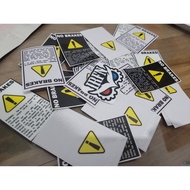 NO BRAKES fixie fixedgear sticker