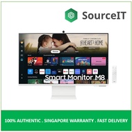 Samsung 32" Smart Monitor M8 M80D UHD (LS32DM801UEXXS) - 3 Years Onsite Warranty