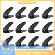 In stock-12-Count Adjustable Shoe Organizer, 4-Level Compact Shoe Rack, Space Saving 50% Design