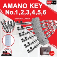 *RM87 =6 KEYS* AMANO KEY No.1,2,3,4,5,6 for Amano Kunci PR-600 123456 Amano Station Key