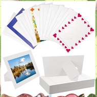 30 Pack Photo Frames Paper Picture Frames Standing White Cardboard Photo Frames for 4 X 6Inch Photos