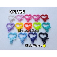 Shrimp Cocktail Hook/ Love-Shaped Plastic Claps/ Size 2.5cm