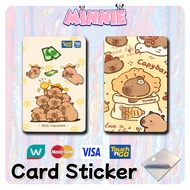 [ Capybara ] Touch n Go Card Sticker TNG Card / Watsons Card / ACCESS Card / MASTER / VISA / CREDIT/