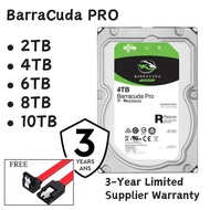 1 Barracuda Pro SATA 2TB 3TB 4TB 6TB 8TB 10TB HDD 7200RPM 256MB Cache 3.5" for PC Desktop Computers