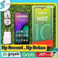 Infinix Hot 10 Play Ram 2/32GB| Ram 3/32GB| Ram 4/64GB Bekas Original