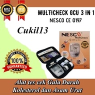 Alat Test Glucose Nesco 3 in 1 Multicheck Alat Tes Gula Darah Terbaik