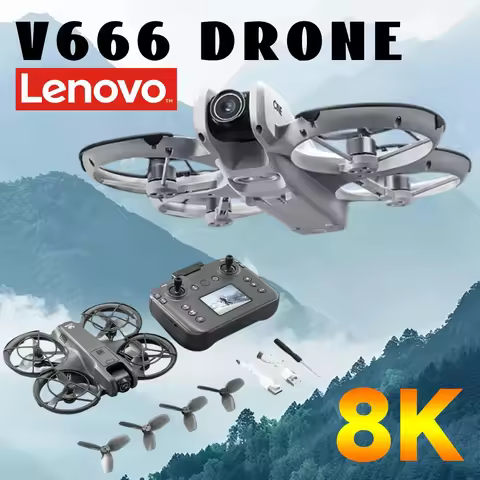 Lenovo V666 Drone 8k Professional Dual Camera 5G WiFi Brushless motor Intelligent obstacle avoidance