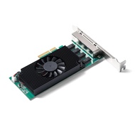 4-Port 2.5GBase-T PCIe Network Adapter NIC Card 2500/1000/100Mbps PCI Express Gigabit Ethernet Card 