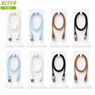 BISEN G-861 Fast Charging Cable 1M Liquid Silicone for Micro USB & Type C