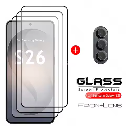 For Samsung Galaxy S26 Glass Screen Protector Film 4 PCS Film Samsung S26 Tempered Glass Galaxy S26 