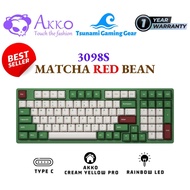 Akko 3098s Matcha Red Bean/ 3087/ 3098/ 3108 v2 DS Matcha Red Bean Mechanical Keyboard