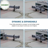 XOBSY Airport Equipment Scene Model Static Corridor Bridge Facility Display for Airport Diorama Layo