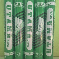 HIJAU Diva Green Main Shuttlecock Original - Badminton Shuttlecock, 12 pcs Speed 78
