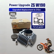 ZongShen ZS 212 cc Big Bore Engine Cylinder Kits With Piston+Gasket Special Upgrade For ZS190 W190 2