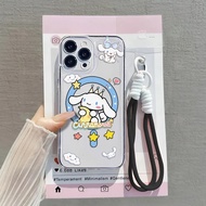 [ Case+Support Strap] Aesthetic Cute Case For ITEL CITY 100/POWER 7/VISION 1 PRO/A90/A80/A70/A60/A60