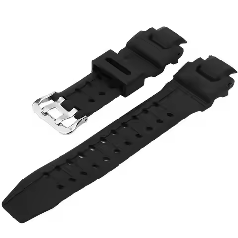 watch part Black Color PU Leather Watch Strap Watchband Fits for GA‑1000/1100 GW‑4000/A1100 G‑1400 f