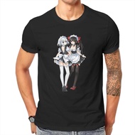 Kurumi Tobiichi DATE A LIVE Anime Tshirt Top Cotton Oversized Crewneck Men's Clothing Harajuku Men T shirt XS-4XL-5XL-6XL